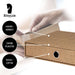 1er Schubladenbox für A4, Haselnuss-Braun · Art.-Nr. 31524452600