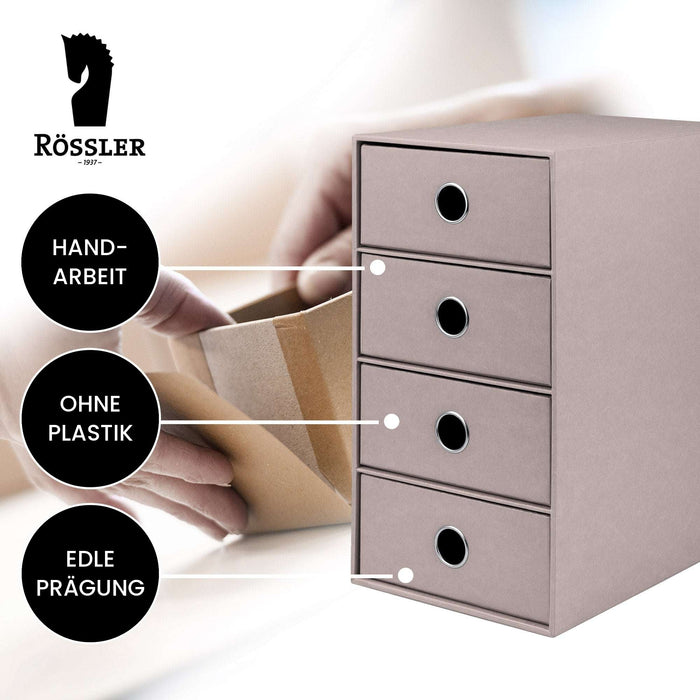 4er Schubladenbox für A5, Taupe · Art.-Nr. 31524452494