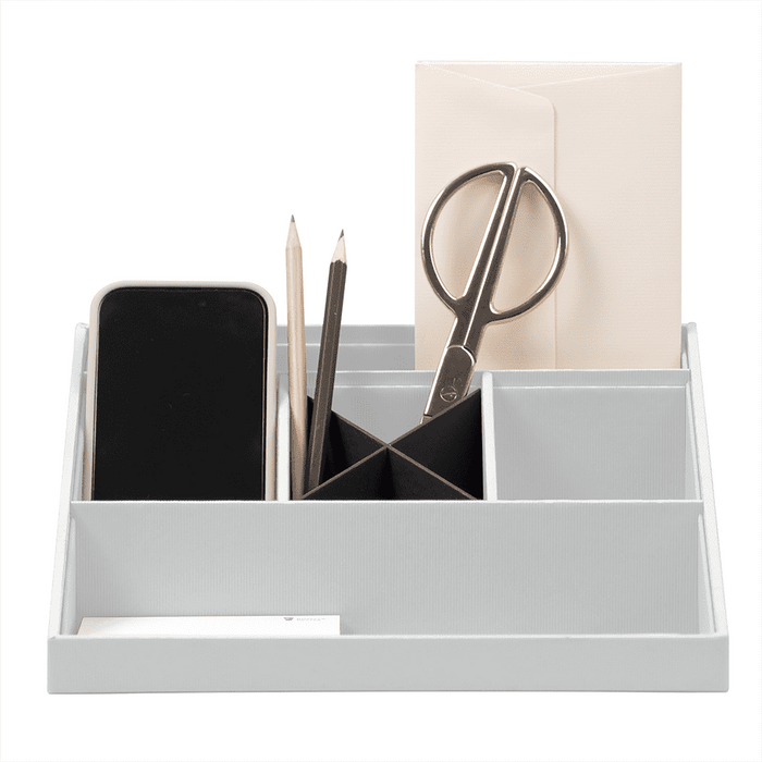 S.O.H.O. Schreibtisch Organizer | Mit 5 Fächern | stone