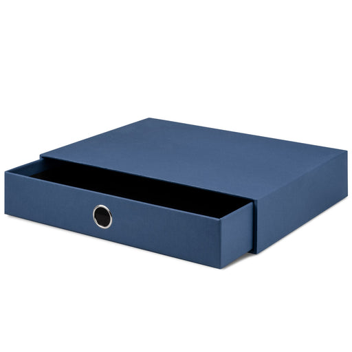 1er Schubladenbox für A4, Navy-Blau