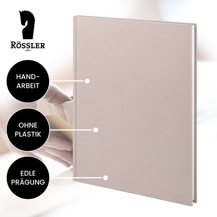 Notizbuch A4, Powder-Rosa · Art.-Nr. 31878452582