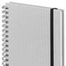 Notizbuch A5 mit Gummizug, Stone-Grau